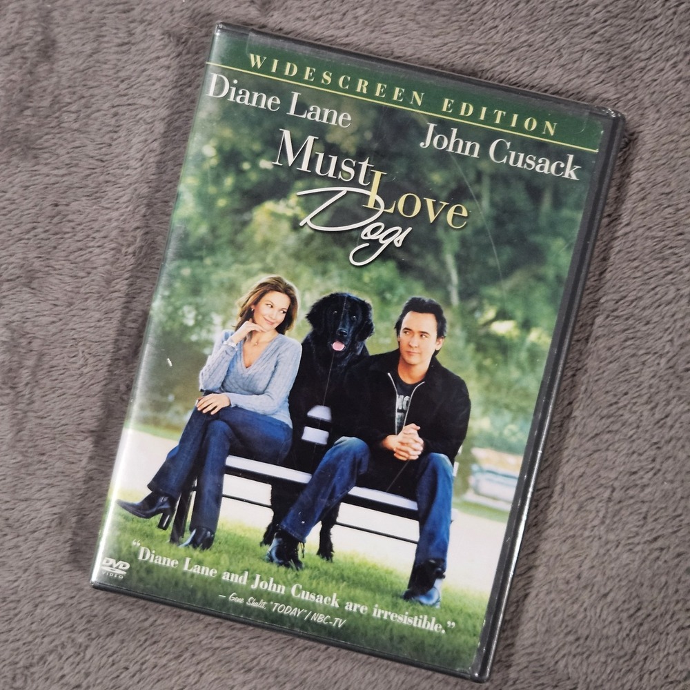 Must Love Dogs DVD, 2005, Widescreen, Diane Lane, John Cusack NEW